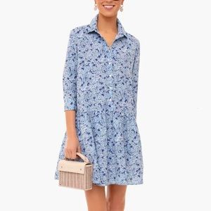 Tuckernuck Hydrangea Hayes Shirt Dress